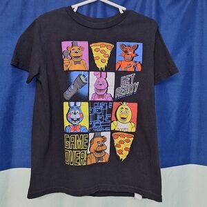 Five Nights At Freddy's FNAF Kids Shirt, Size Xs